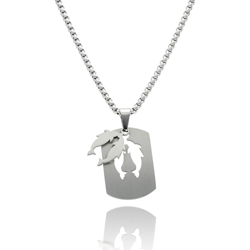 Image sur Naszyjnik męski ze stali ZODIAK NM99902