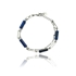 Picture of Bransoletka ze stali z lapisem lazuli B99507a