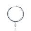Picture of Bransoletka ze stali z lapisem lazuli B99500a