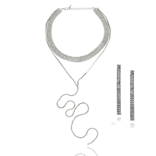 Изображение Naszyjnik i kolczyki DIAMONDS N98013