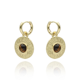 Obrazek Kolczyki TIGER EYE E98226