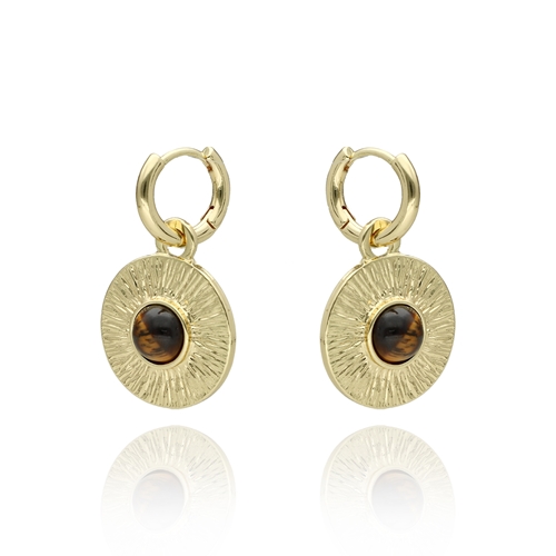 Obrazek Kolczyki TIGER EYE E98226