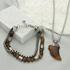Image sur Naszyjnik męski TIGER EYE NM98950