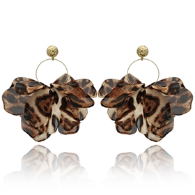 Obrázok pre výrobcu Kolczyki jedwabna panterka E97773