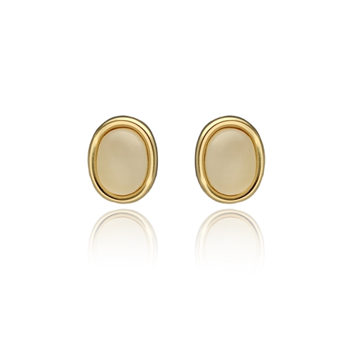 Picture of Kolczyki z jadeitem mlecznym E97521