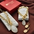 Picture of Kolczyki z jadeitem mlecznym E97518