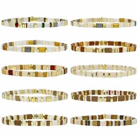 Obrazek Bransoletki TILA zestaw 10 szt B96408