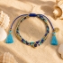 Obrazek Bransoletka MIYUKI z lapis lazuli B96279