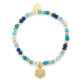 Bild von Bransoletka mix kamieni naturalnych B96273